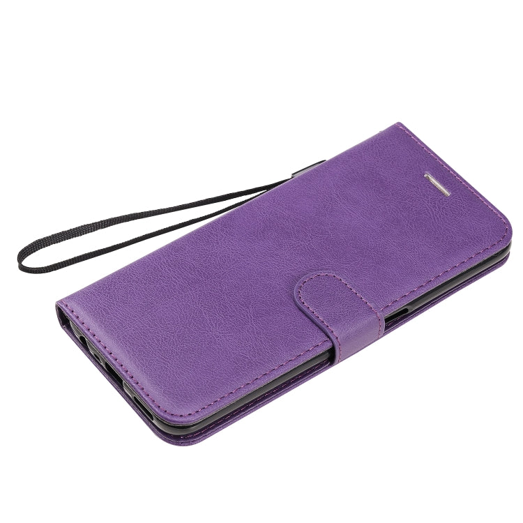 For OPPO Realme 6 Solid Color Horizontal Flip Protective Leather Case with Holder & Card Slots & Wallet & Lanyard