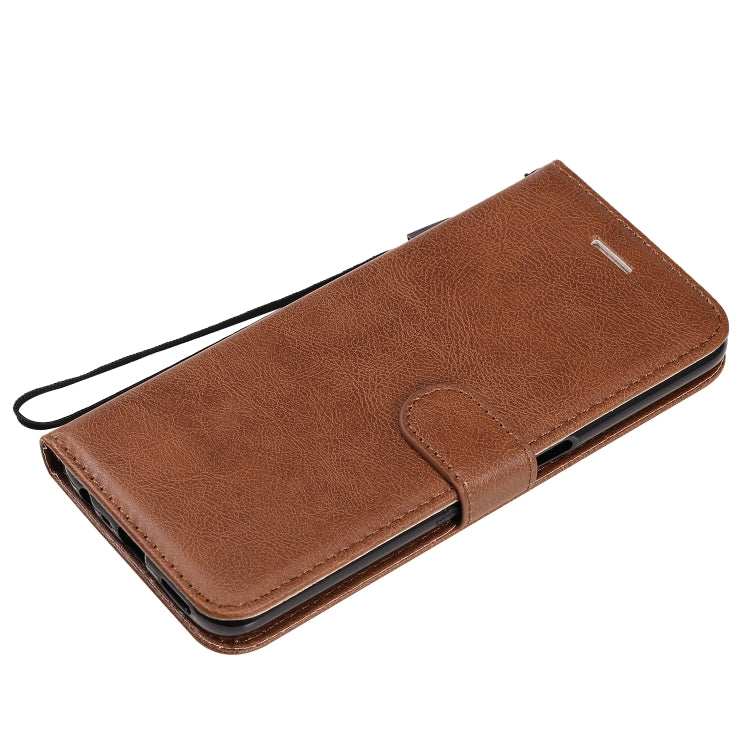 For OPPO Realme 6 Solid Color Horizontal Flip Protective Leather Case with Holder & Card Slots & Wallet & Lanyard