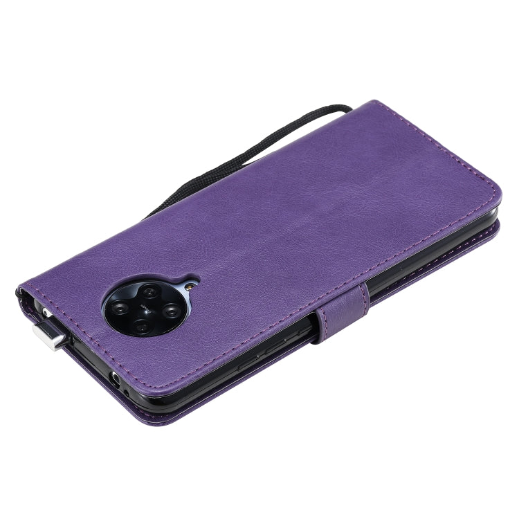For Xiaomi Redmi K30 Pro Solid Color Horizontal Flip Protective Leather Case with Holder & Card Slots & Wallet & Lanyard