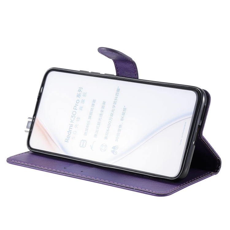 For Xiaomi Redmi K30 Pro Solid Color Horizontal Flip Protective Leather Case with Holder & Card Slots & Wallet & Lanyard