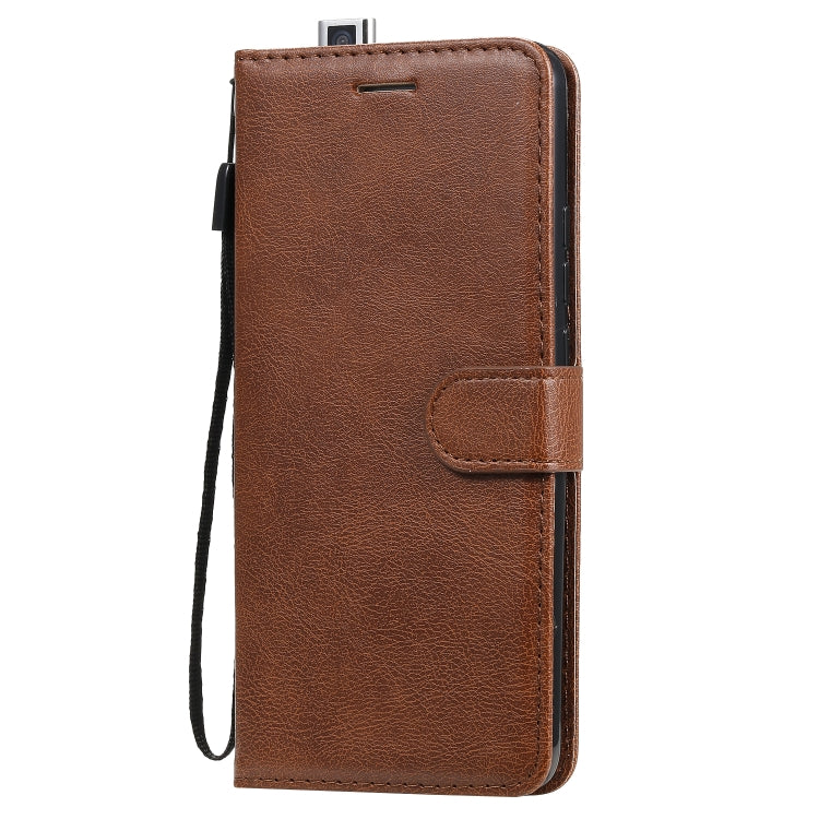 For Xiaomi Redmi K30 Pro Solid Color Horizontal Flip Protective Leather Case with Holder & Card Slots & Wallet & Lanyard
