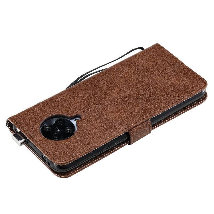 For Xiaomi Redmi K30 Pro Solid Color Horizontal Flip Protective Leather Case with Holder & Card Slots & Wallet & Lanyard