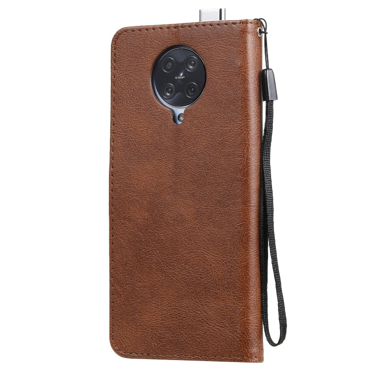 For Xiaomi Redmi K30 Pro Solid Color Horizontal Flip Protective Leather Case with Holder & Card Slots & Wallet & Lanyard