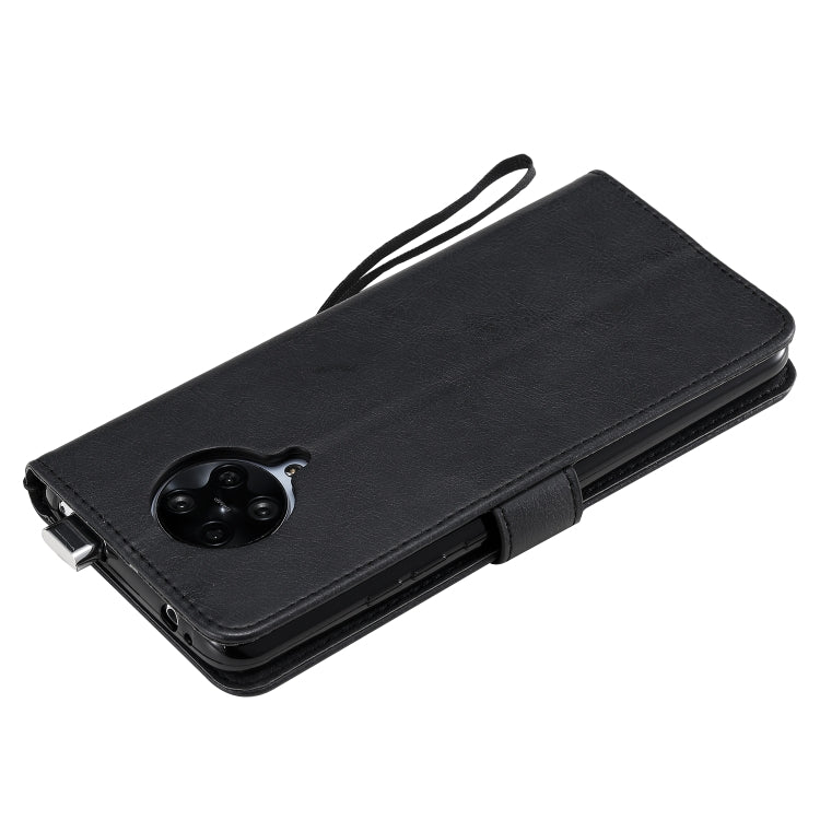 For Xiaomi Redmi K30 Pro Solid Color Horizontal Flip Protective Leather Case with Holder & Card Slots & Wallet & Lanyard