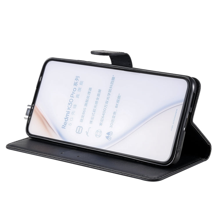 For Xiaomi Redmi K30 Pro Solid Color Horizontal Flip Protective Leather Case with Holder & Card Slots & Wallet & Lanyard