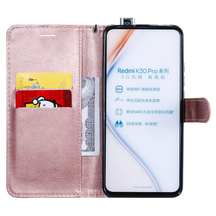 For Xiaomi Redmi K30 Pro Solid Color Horizontal Flip Protective Leather Case with Holder & Card Slots & Wallet & Lanyard