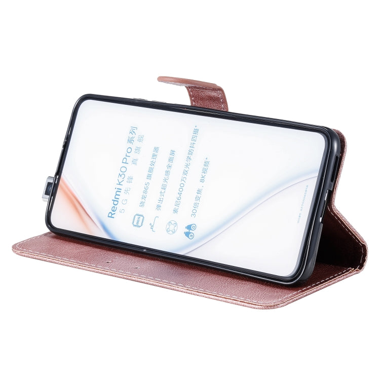 For Xiaomi Redmi K30 Pro Solid Color Horizontal Flip Protective Leather Case with Holder & Card Slots & Wallet & Lanyard