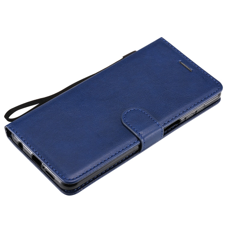 For Xiaomi Redmi Note 9S / Note 9 Pro Solid Color Horizontal Flip Protective Leather Case with Holder & Card Slots & Wallet & Lanyard