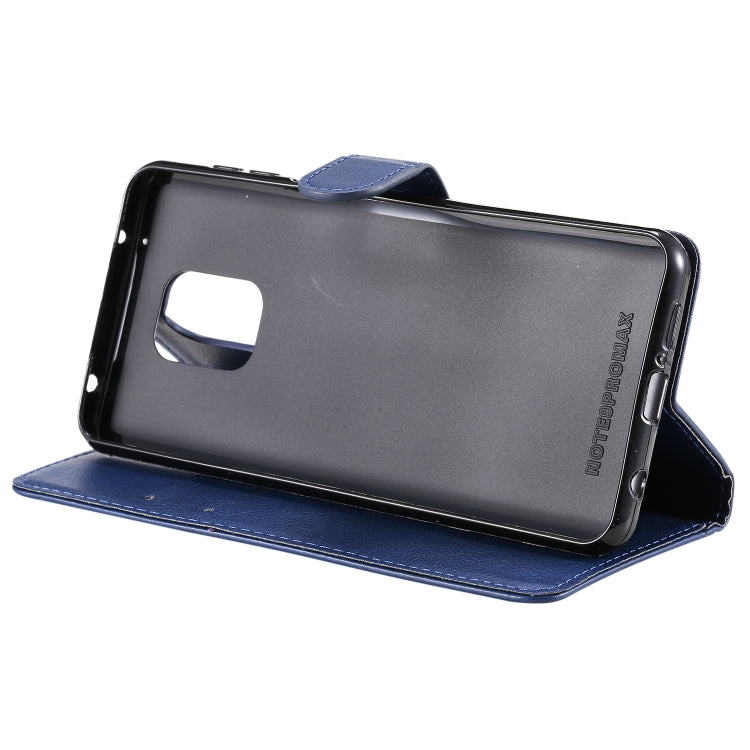 For Xiaomi Redmi Note 9S / Note 9 Pro Solid Color Horizontal Flip Protective Leather Case with Holder & Card Slots & Wallet & Lanyard