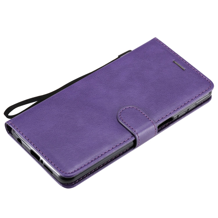 For Xiaomi Redmi Note 9S / Note 9 Pro Solid Color Horizontal Flip Protective Leather Case with Holder & Card Slots & Wallet & Lanyard