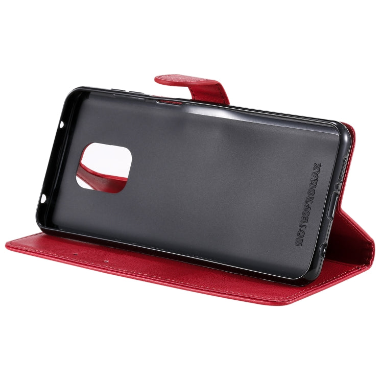 For Xiaomi Redmi Note 9S / Note 9 Pro Solid Color Horizontal Flip Protective Leather Case with Holder & Card Slots & Wallet & Lanyard