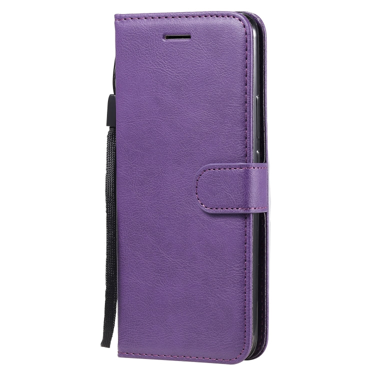 For Huawei nova 7 Solid Color Horizontal Flip Protective Leather Case with Holder & Card Slots & Wallet & Lanyard