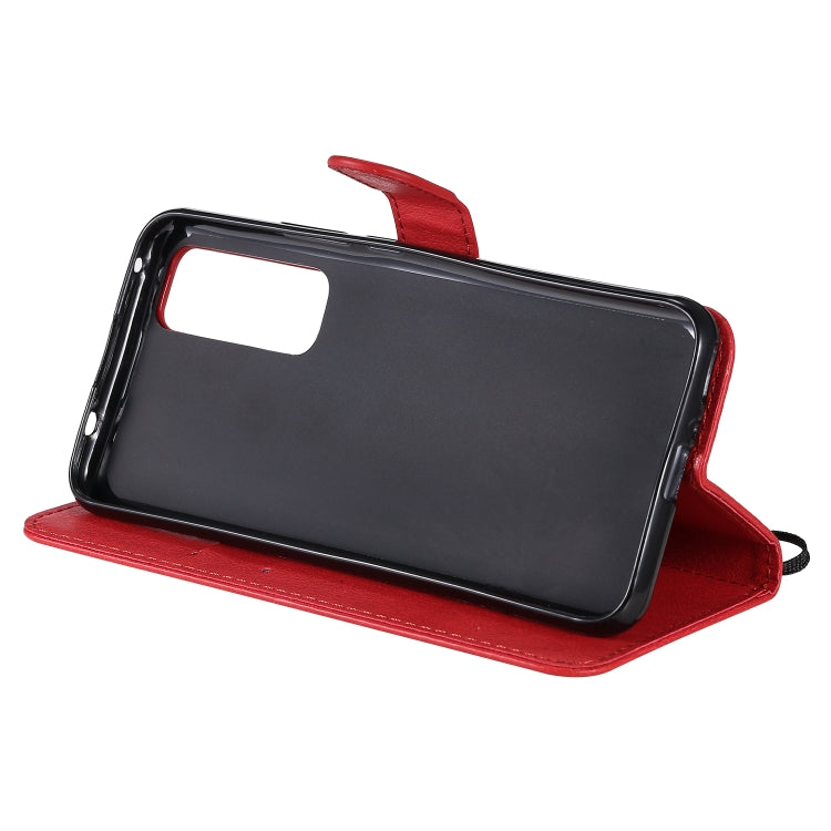 For Huawei nova 7 Solid Color Horizontal Flip Protective Leather Case with Holder & Card Slots & Wallet & Lanyard