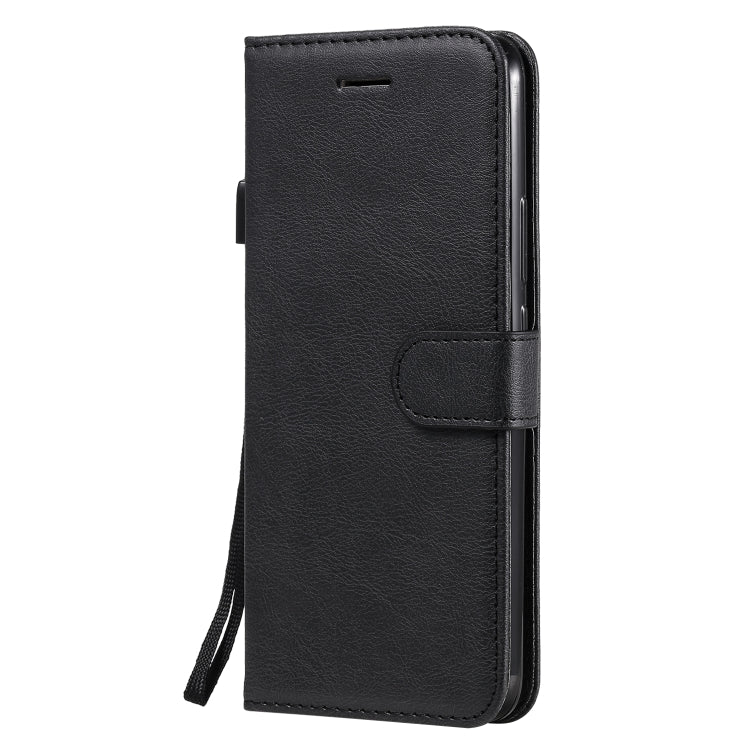 For Huawei nova 7 Solid Color Horizontal Flip Protective Leather Case with Holder & Card Slots & Wallet & Lanyard