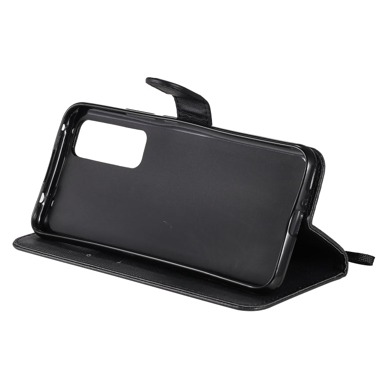 For Huawei nova 7 Solid Color Horizontal Flip Protective Leather Case with Holder & Card Slots & Wallet & Lanyard