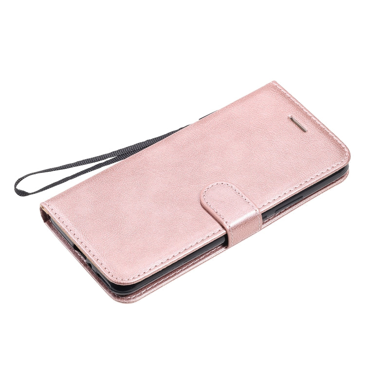 For Huawei nova 7 Solid Color Horizontal Flip Protective Leather Case with Holder & Card Slots & Wallet & Lanyard