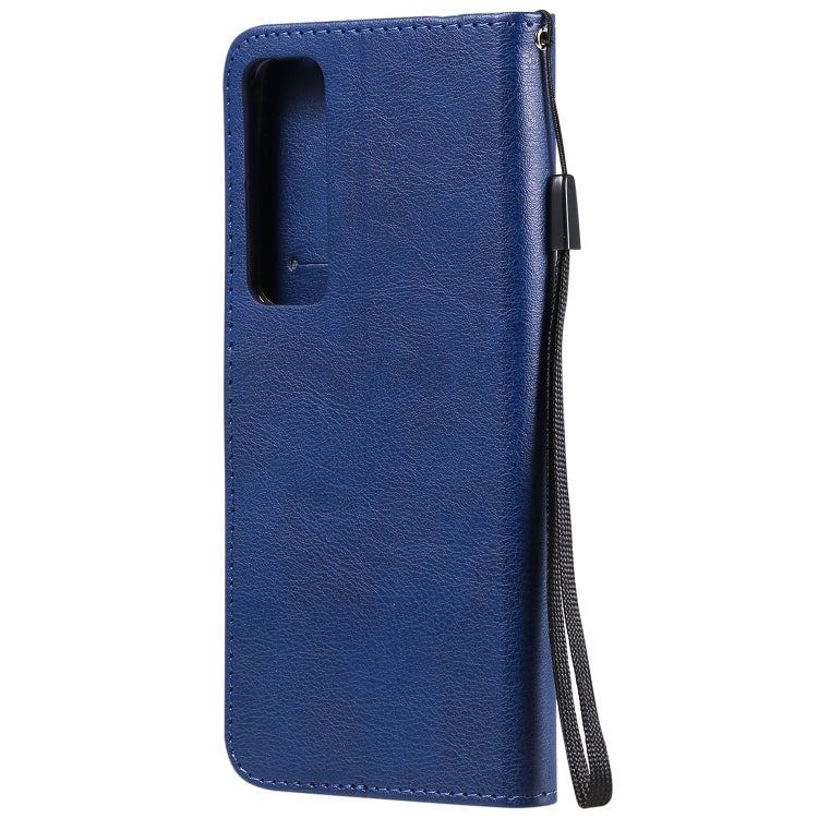 For Huawei nova 7 Pro Solid Color Horizontal Flip Protective Leather Case with Holder & Card Slots & Wallet & Lanyard