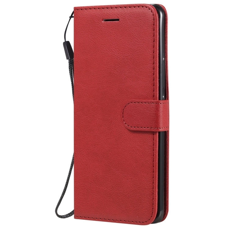For Huawei nova 7 Pro Solid Color Horizontal Flip Protective Leather Case with Holder & Card Slots & Wallet & Lanyard