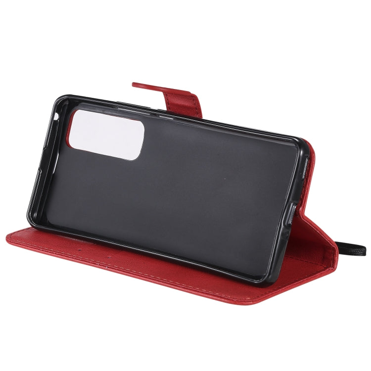 For Huawei nova 7 Pro Solid Color Horizontal Flip Protective Leather Case with Holder & Card Slots & Wallet & Lanyard