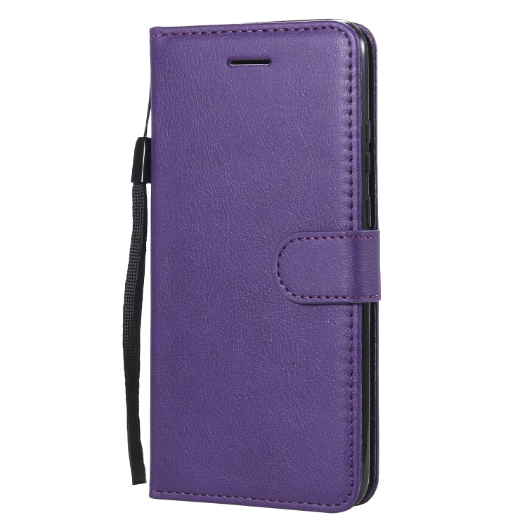 For Huawei P smart 2020 Solid Color Horizontal Flip Protective Leather Case with Holder & Card Slots & Wallet & Lanyard