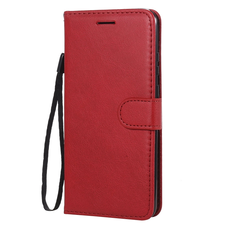 For Huawei P smart 2020 Solid Color Horizontal Flip Protective Leather Case with Holder & Card Slots & Wallet & Lanyard
