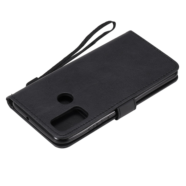 For Huawei P smart 2020 Solid Color Horizontal Flip Protective Leather Case with Holder & Card Slots & Wallet & Lanyard