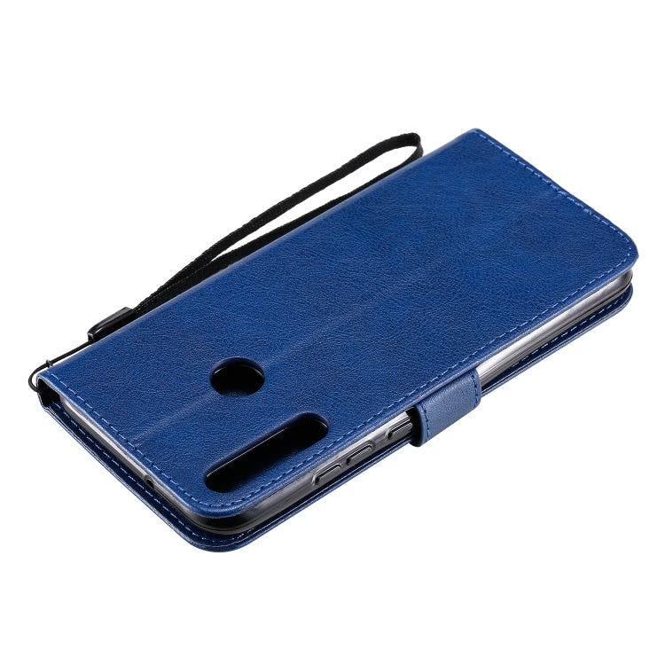 For Huawei P40 lite E / Y7p / Honor 9C Solid Color Horizontal Flip Protective Leather Case with Holder & Card Slots & Wallet & Lanyard