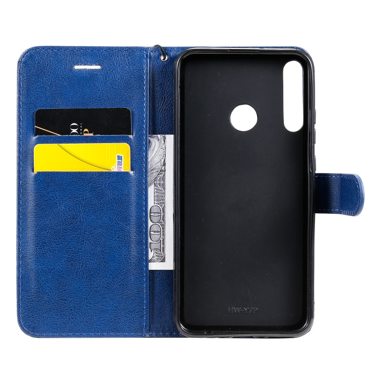 For Huawei P40 lite E / Y7p / Honor 9C Solid Color Horizontal Flip Protective Leather Case with Holder & Card Slots & Wallet & Lanyard