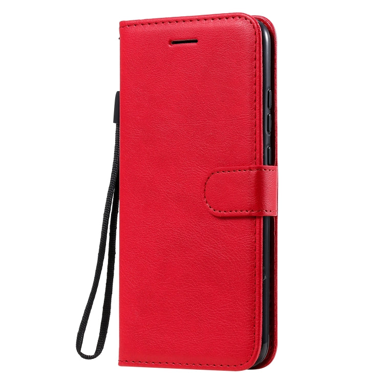 For Huawei P40 lite E / Y7p / Honor 9C Solid Color Horizontal Flip Protective Leather Case with Holder & Card Slots & Wallet & Lanyard