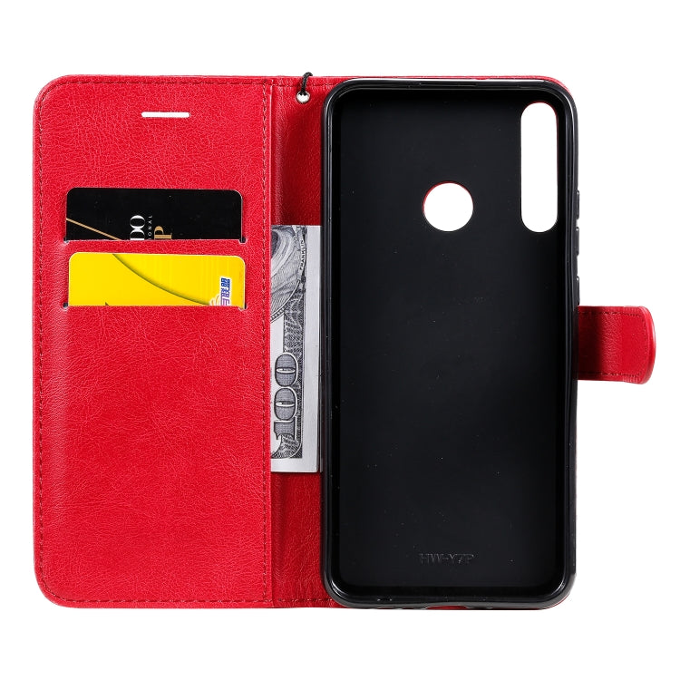 For Huawei P40 lite E / Y7p / Honor 9C Solid Color Horizontal Flip Protective Leather Case with Holder & Card Slots & Wallet & Lanyard