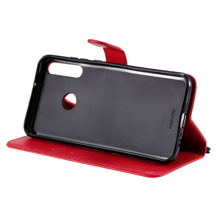 For Huawei P40 lite E / Y7p / Honor 9C Solid Color Horizontal Flip Protective Leather Case with Holder & Card Slots & Wallet & Lanyard