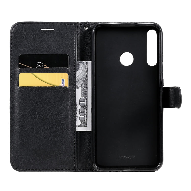 For Huawei P40 lite E / Y7p / Honor 9C Solid Color Horizontal Flip Protective Leather Case with Holder & Card Slots & Wallet & Lanyard