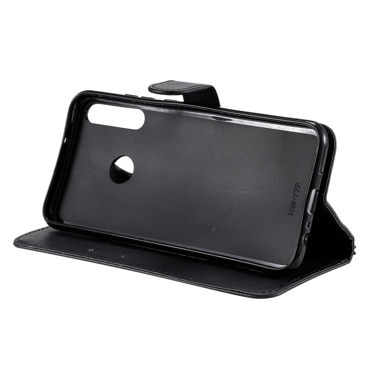 For Huawei P40 lite E / Y7p / Honor 9C Solid Color Horizontal Flip Protective Leather Case with Holder & Card Slots & Wallet & Lanyard