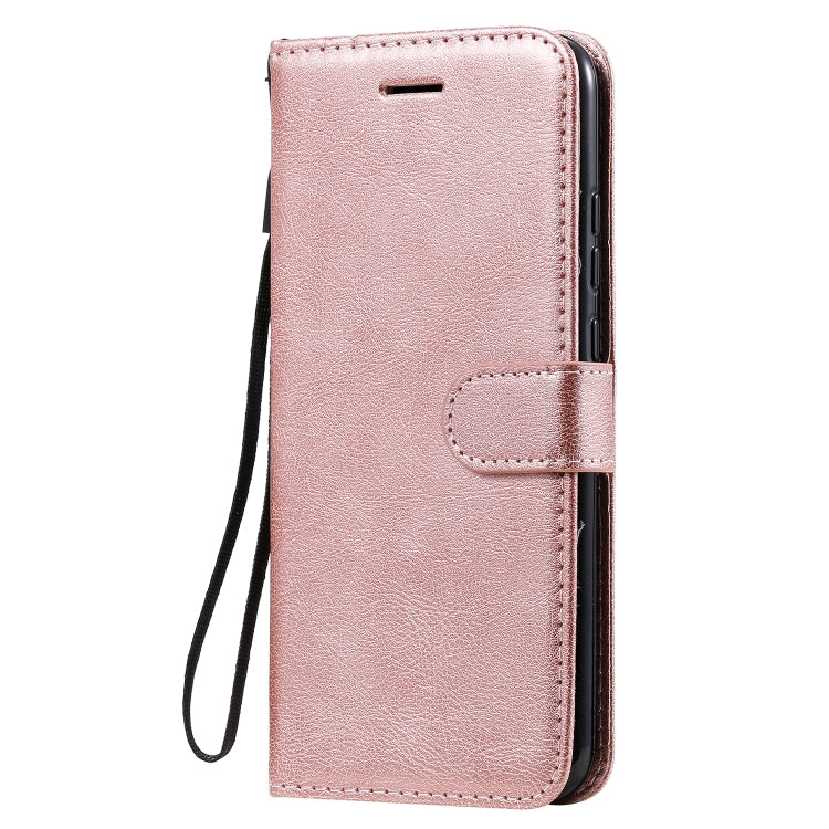 For Huawei P40 lite E / Y7p / Honor 9C Solid Color Horizontal Flip Protective Leather Case with Holder & Card Slots & Wallet & Lanyard
