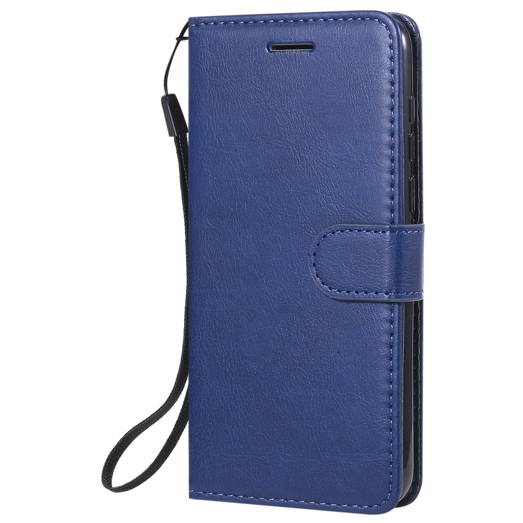 For Huawei Y5p / Honor 9S Solid Color Horizontal Flip Protective Leather Case with Holder & Card Slots & Wallet & Lanyard