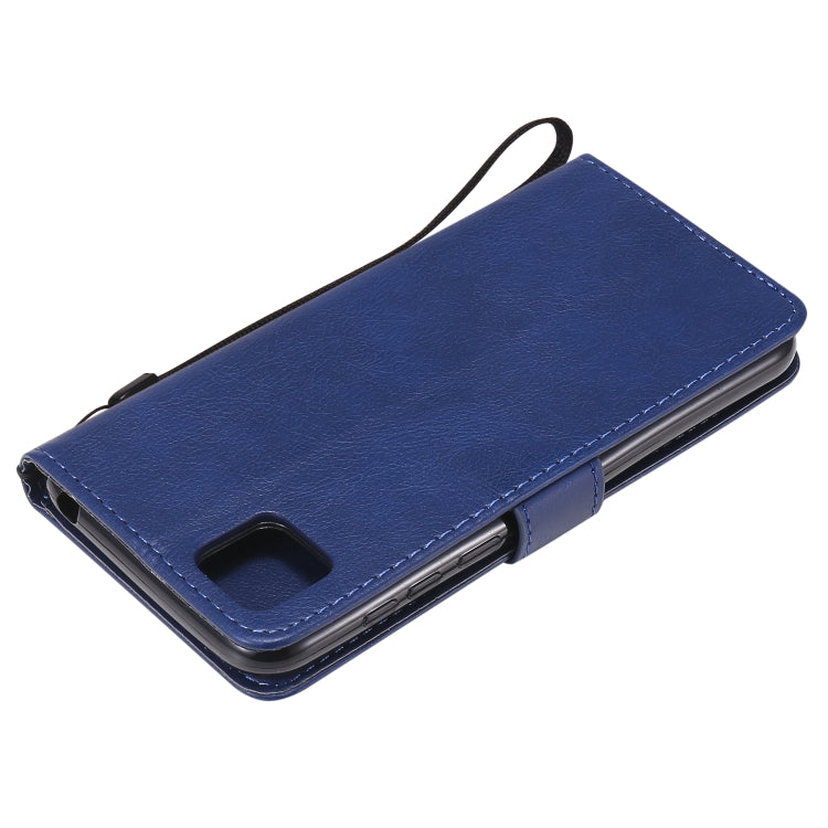 For Huawei Y5p / Honor 9S Solid Color Horizontal Flip Protective Leather Case with Holder & Card Slots & Wallet & Lanyard