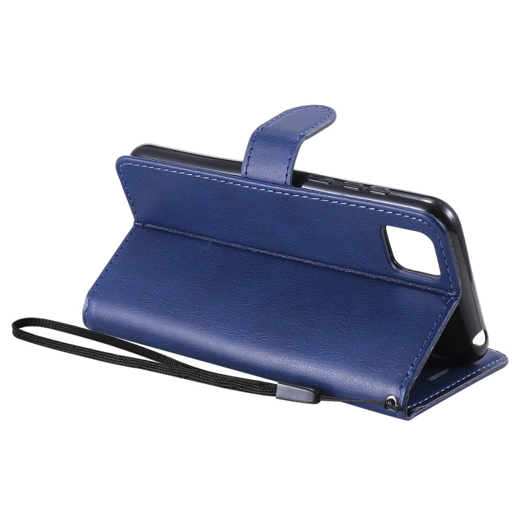 For Huawei Y5p / Honor 9S Solid Color Horizontal Flip Protective Leather Case with Holder & Card Slots & Wallet & Lanyard