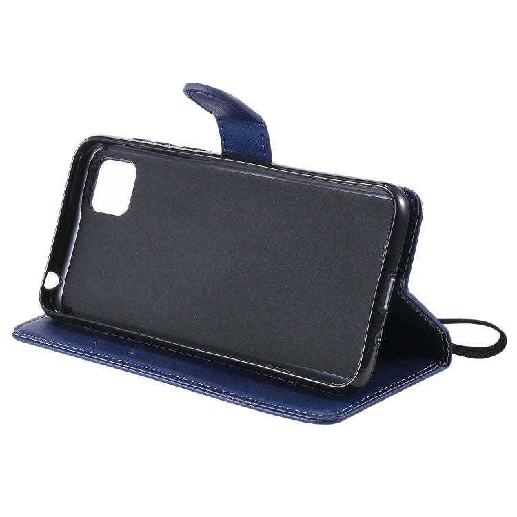 For Huawei Y5p / Honor 9S Solid Color Horizontal Flip Protective Leather Case with Holder & Card Slots & Wallet & Lanyard