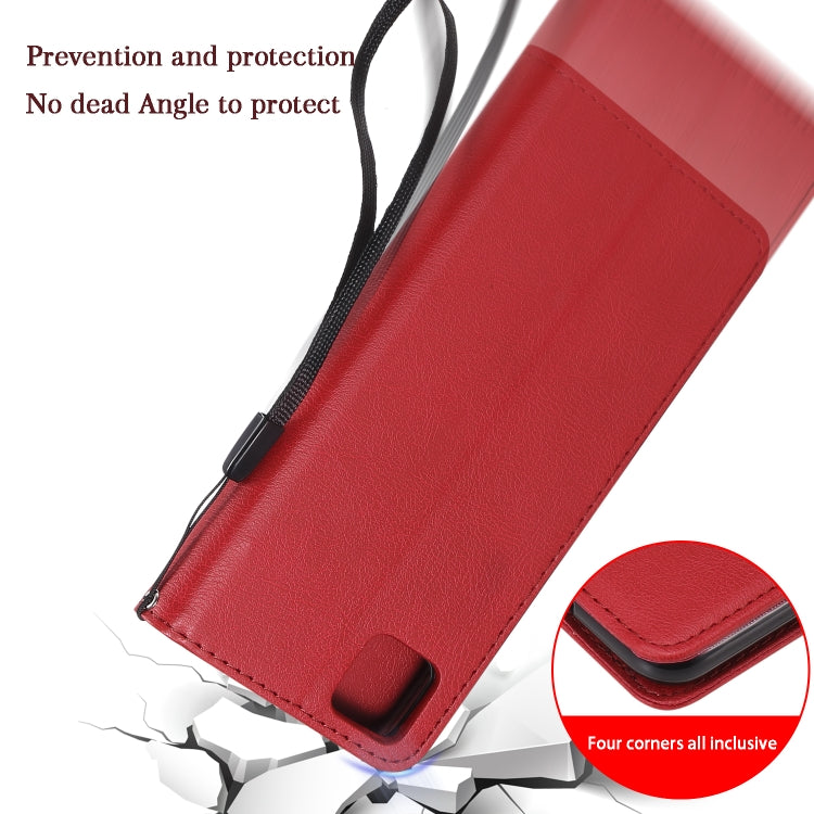 For Huawei Y5p / Honor 9S Solid Color Horizontal Flip Protective Leather Case with Holder & Card Slots & Wallet & Lanyard