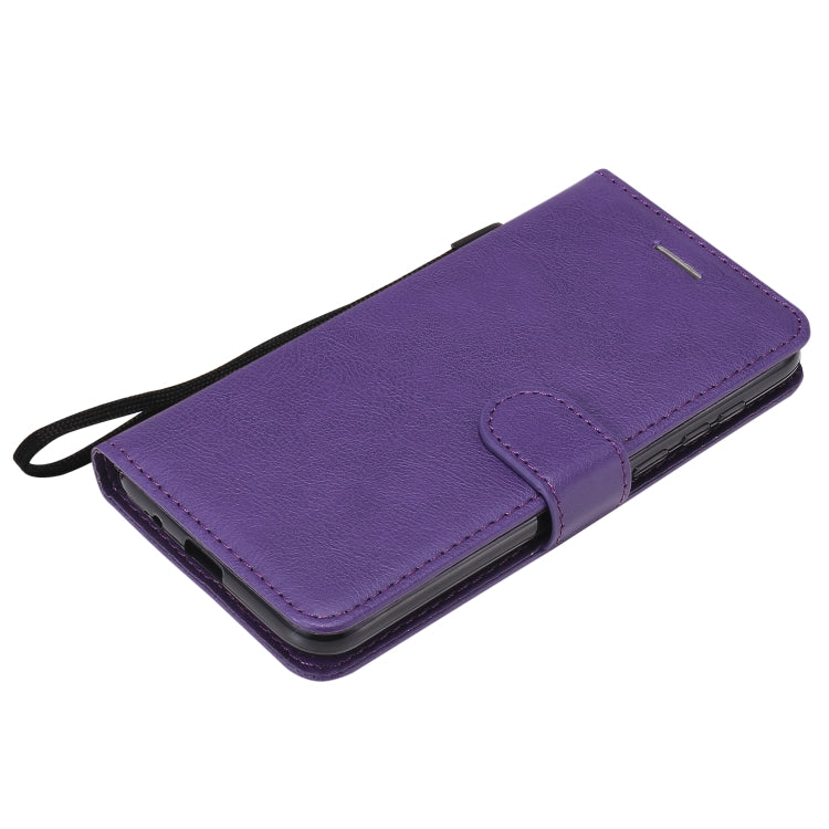 For Huawei Y5p / Honor 9S Solid Color Horizontal Flip Protective Leather Case with Holder & Card Slots & Wallet & Lanyard