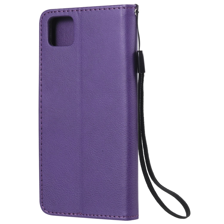 For Huawei Y5p / Honor 9S Solid Color Horizontal Flip Protective Leather Case with Holder & Card Slots & Wallet & Lanyard