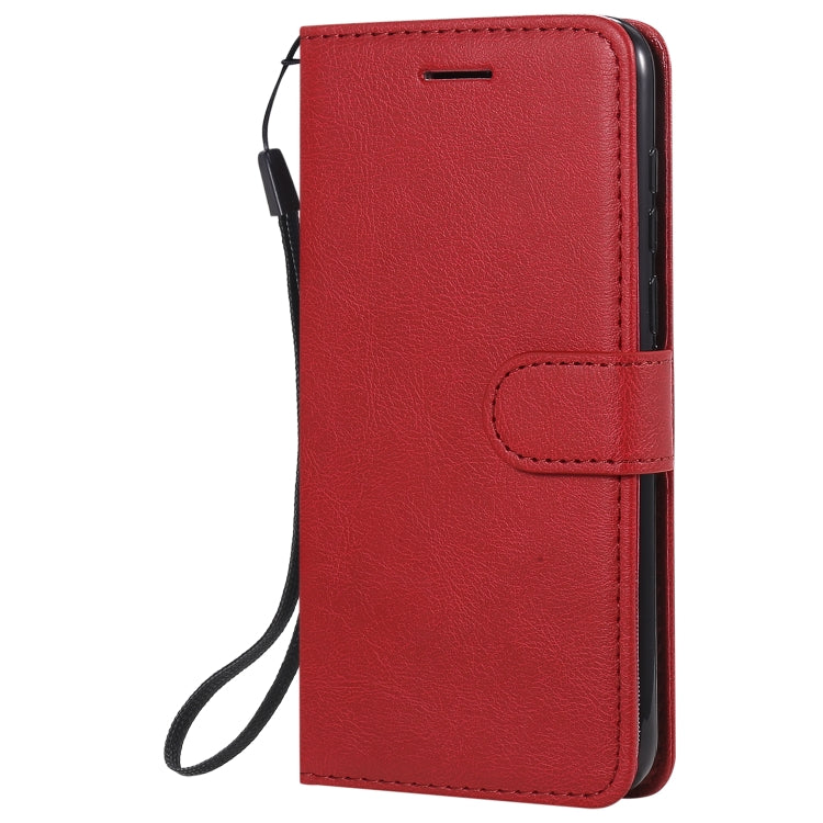 For Huawei Y5p / Honor 9S Solid Color Horizontal Flip Protective Leather Case with Holder & Card Slots & Wallet & Lanyard