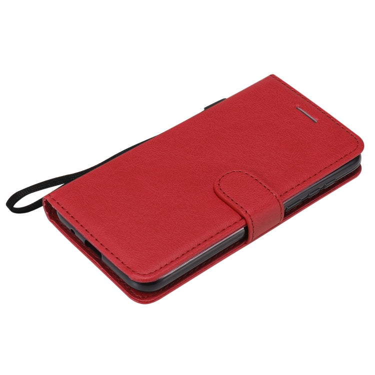 For Huawei Y5p / Honor 9S Solid Color Horizontal Flip Protective Leather Case with Holder & Card Slots & Wallet & Lanyard