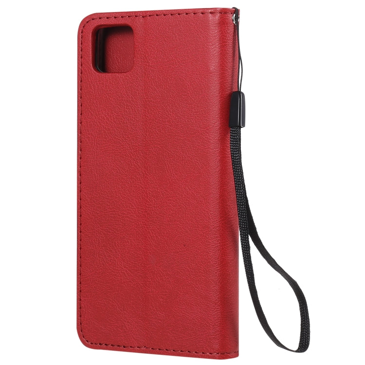 For Huawei Y5p / Honor 9S Solid Color Horizontal Flip Protective Leather Case with Holder & Card Slots & Wallet & Lanyard