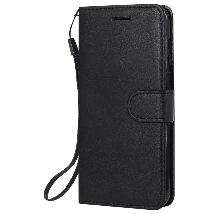 For Huawei Y5p / Honor 9S Solid Color Horizontal Flip Protective Leather Case with Holder & Card Slots & Wallet & Lanyard
