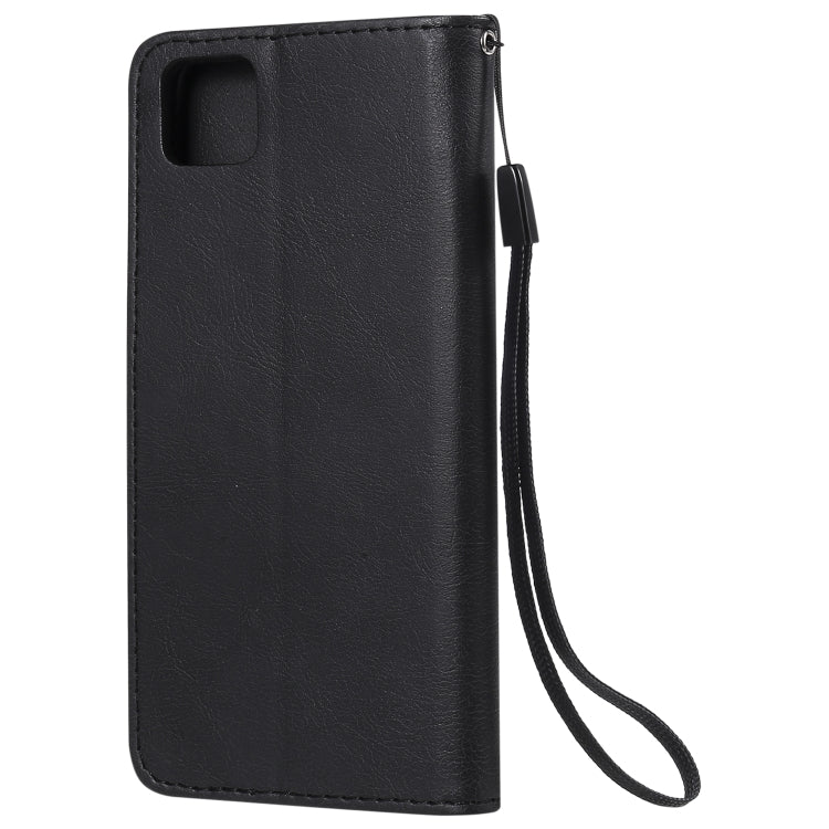 For Huawei Y5p / Honor 9S Solid Color Horizontal Flip Protective Leather Case with Holder & Card Slots & Wallet & Lanyard