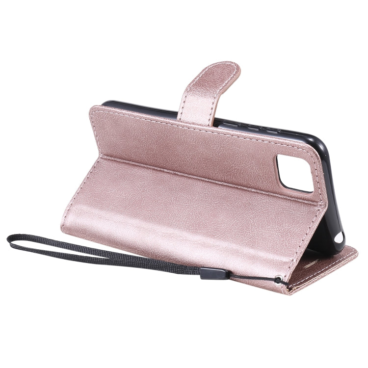 For Huawei Y5p / Honor 9S Solid Color Horizontal Flip Protective Leather Case with Holder & Card Slots & Wallet & Lanyard