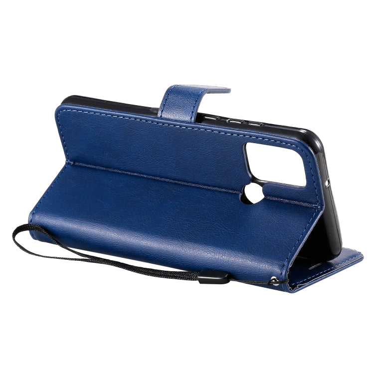 For Huawei Honor 9A Solid Color Horizontal Flip Protective Leather Case with Holder & Card Slots & Wallet & Lanyard