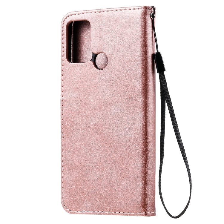 For Huawei Honor 9A Solid Color Horizontal Flip Protective Leather Case with Holder & Card Slots & Wallet & Lanyard