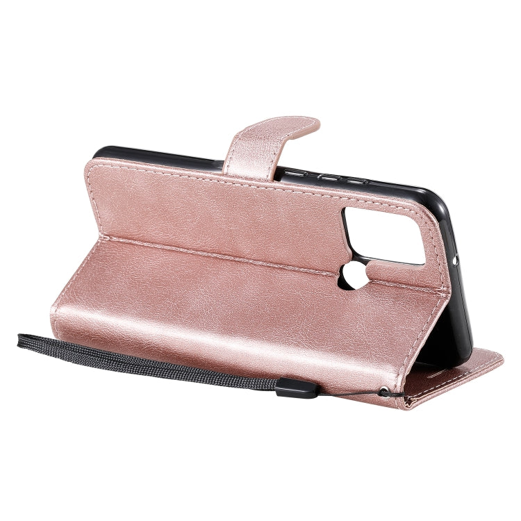 For Huawei Honor 9A Solid Color Horizontal Flip Protective Leather Case with Holder & Card Slots & Wallet & Lanyard